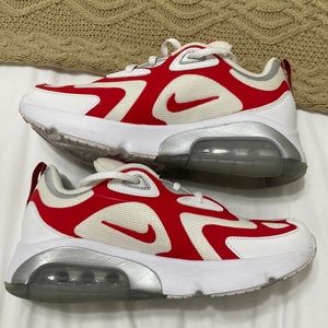 Red, White , & Neutral Nike Air Shoes